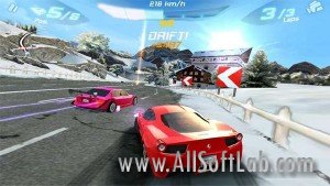 Asphalt 6: Adrenaline HD v.1.1.2 (Symbian^3) + v.1.0.0 (Symbian Belle) [640*360, ENG]