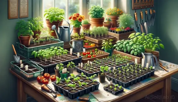 Як доглядати за розсадою домашніх рослин