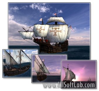 Voyage of Columbus 3D Screensaver v1.0 build 3