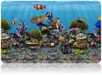 Portable 3D Fish School Screensaver 4.8