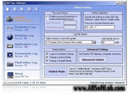 007 Spy Software v3.0