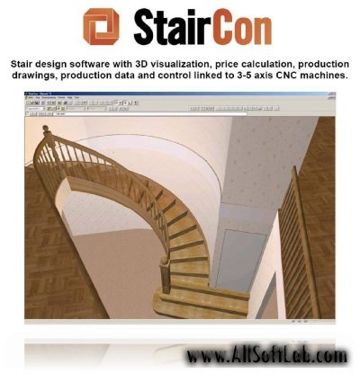 Проектирование лестниц: StairCon 3.4 SP3 (+русский help + видеоуроки + примеры проектов)