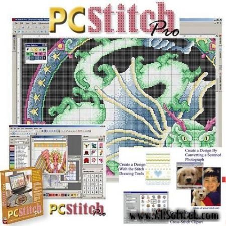 PCStitch Pro v. 9.00.016 - (вышивание крестом)