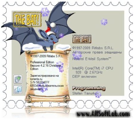 The Bat! 4.2.16 Pro Release Christmas Edition+Sounds + Smiles + AntispamSniper 3.2.2.1 + NOD32