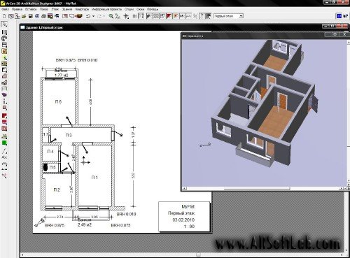 Arcon-3D Architektur Designer 2007 русский