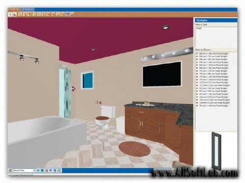 3D Home Architect Design v8 + руссификатор. Планировка квартир и помещений