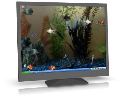 Живой аквариум на рабочем столе / 3D Aquarium