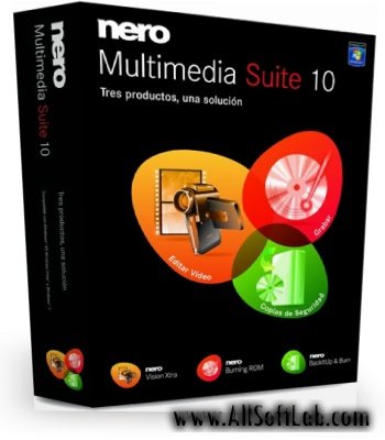 Nero Multimedia Suite 10.0.13100 Lite/Неро Мультимедиа (MKN RePack v5) (2010)